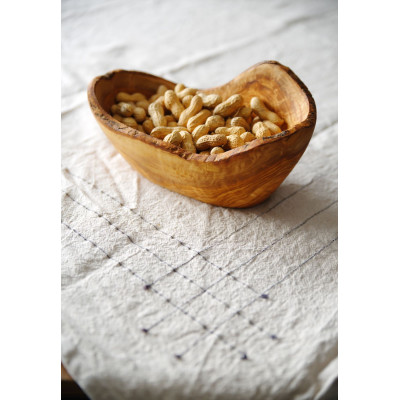 Dekorativní miska z olivového dřeva, HENDI, 300x190x(H)110mm | 505373