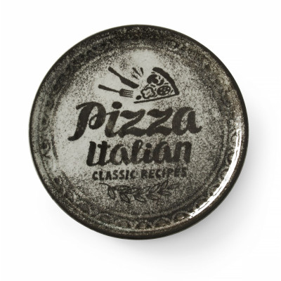 Kolekce pizza talířů Recipe Collection Black, HENDI, Černá, 330mm | 778937