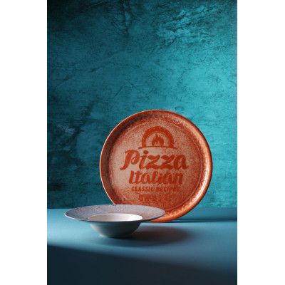 Pizza talíř Kolekce receptů Brick Red, HENDI, Červená, 310mm | 768778