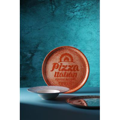 HENDI 778944 | Pizza talíř Kolekce receptů Brick Red, HENDI, Červená, ⌀330mm