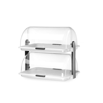 Vitrína jednodílná Roll top, HENDI, 380x260x(H)355mm | 871768