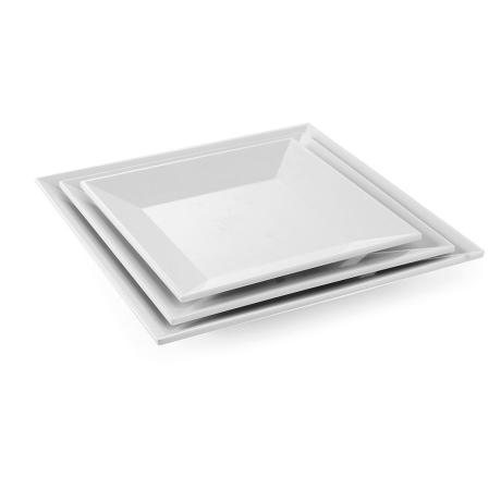 Čtvercové plato, HENDI, 405x405x(H)50mm | 561553