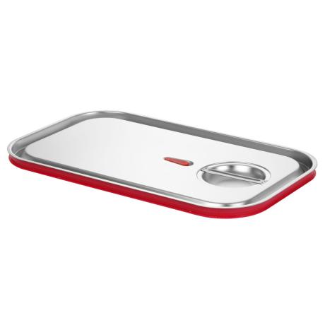 Víko pro nádoby GN se silikonovým těsněním, HENDI, Kitchen Line, GN 1/1, 530x325mm | 807606