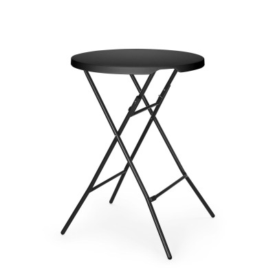 Barový stůl, AmerBox, Černá, 800x(H)1100mm, Kulatý | 811047