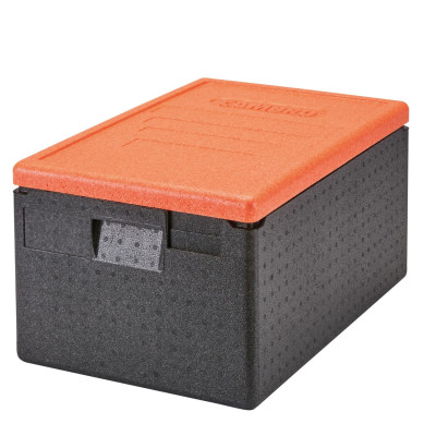 Víko pro termoizolační boxy Cam GoBox s horním plněním, Cambro, oranžové, Oranžový, 600x400x(H)34mm | EPP3253LID363