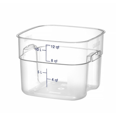 Nádoba na potraviny CamSquares Fresh Pro , Cambro, 11,4L, Průhledná, 289x289x(H)216mm | 12SFSPROCW135