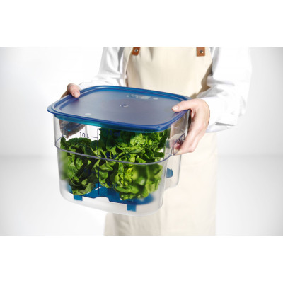 Nádoba na potraviny CamSquares Fresh Pro , Cambro, 11,4L, Průhledná, 289x289x(H)216mm | 12SFSPROCW135