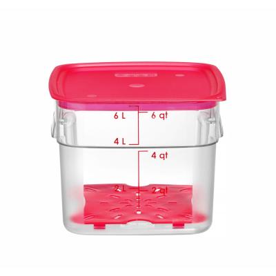 CAMBRO 6SFSPROCW135 | Nádoba na potraviny CamSquares Fresh Pro, Cambro, 5, 7L, Průhledná