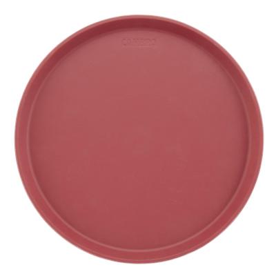 CAMBRO 1400CT522 | Servírovací tác Camtread, kulatý, protiskluzový, Cambro, vínový, ⌀355x(H)21mm