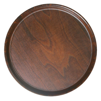 Kulatý servírovací tác z bukového dřeva, protiskluzový, Cambro, Ø320, Dřevo, 320mm | PH558516000
