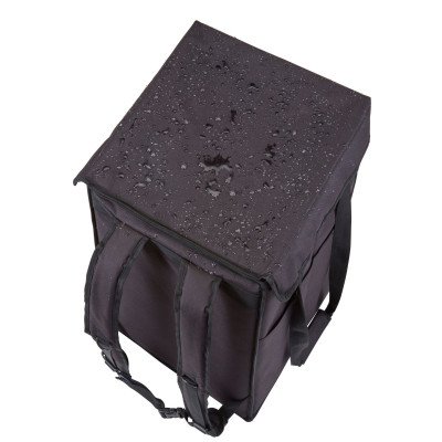 Termoizolační batoh, skládací, s vyjímatelnou přihrádkou, Cambro, Objem: cca 78l, 78L, Černá, 355x380x(H)430mm | GBBP151417110