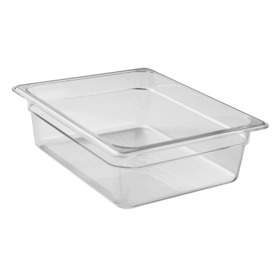 Nádoba Camwear GN 1/2 z polykarbonátu, Cambro, Camwear, GN 1/2, 5,9L, Průhledná, 325x260x(H)100mm | 24CW135