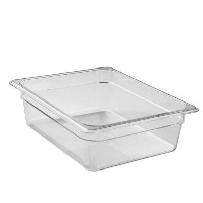Nádoba Camwear GN 1/2 z polykarbonátu, Cambro, Camwear, GN 1/2, 5,9L, Průhledná, 325x260x(H)100mm | 24CW135
