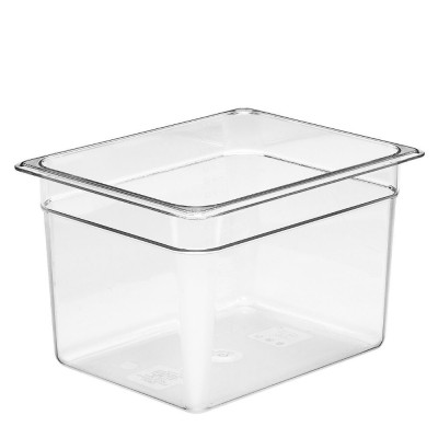 Nádoba Camwear GN 1/2 z polykarbonátu, Cambro, Camwear, GN 1/2, 11,7L, Průhledná, 325x260x(H)200mm | 28CW135