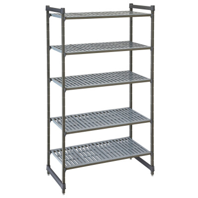 Skladovací regál Camshelving Cambro Basics Plus se 4 odvětrávanými policemi, Cambro, 915x460x(H)1830mm | CBU183672V4