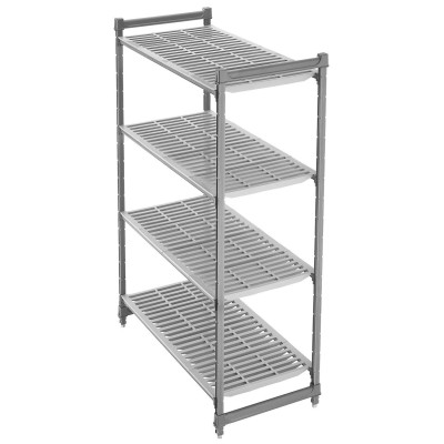 Skladovací regál Camshelving Cambro Basics Plus se 4 odvětrávanými policemi, Cambro, 915x460x(H)1830mm | CBU183672V4