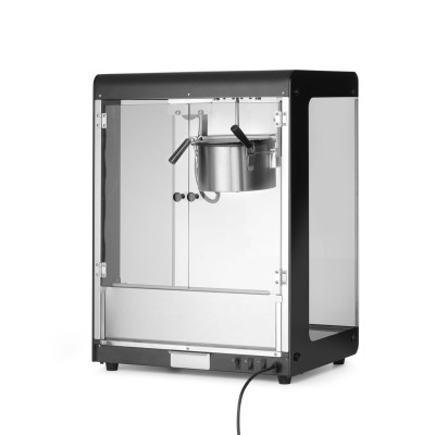 Stroj na výrobu popcornu, HENDI, 80L, Černá, 220-240V/1155W, 560x445x(H)775mm | 282823