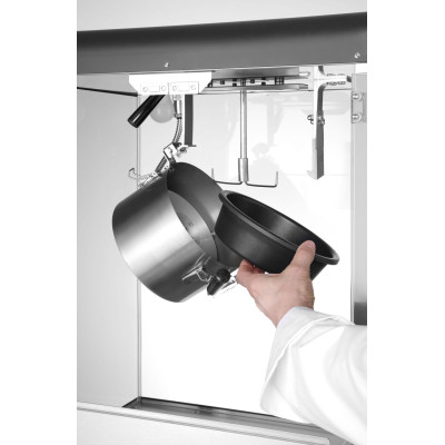 Stroj na výrobu popcornu, HENDI, 80L, Černá, 220-240V/1155W, 560x445x(H)775mm | 282823