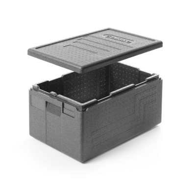 Termoizolační box Cam GoBox Economy 46 l, GN 1/1, GN 1/2, Cambro, Černá, 600x400x(H)316mm | EPP180E110