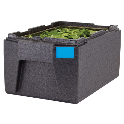 Termoizolační box Cam GoBox, horní plnění, GN 1/1, 46 l, Cambro, Černá, 680x400x(H)321mm | EPP180LH110