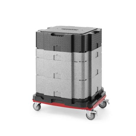 Multifunkční izolovaná nádoba Cam GoBox, Cambro, Světle šedá, 641x641x(H)754mm | EPPMFBE122110
