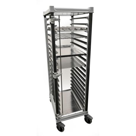 Vozík na zásobníky Camshelving, 18x 600x400 mm, Cambro, 516x783x(H)171mm | UPR6040F18480