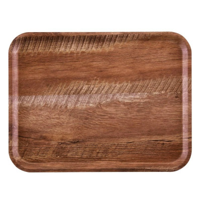 Servírovací tác Capri, Cambro, hnědý dub, Dřevo, 330x430mm | CA3343E87