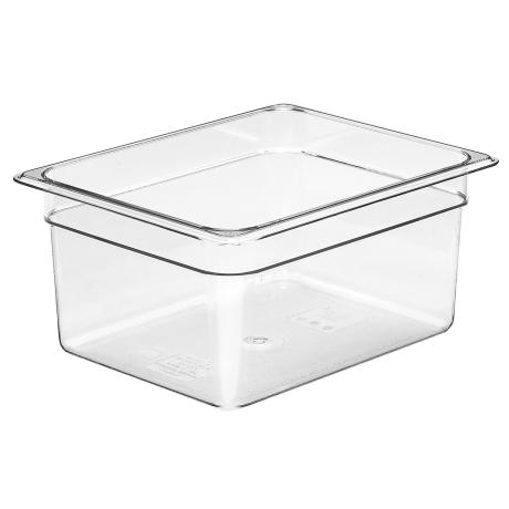 Nádoba Camwear GN 1/2 z polykarbonátu, Cambro, GN 1/2, 8,9L, Průhledná, 325x260x(H)150mm | 26CW135