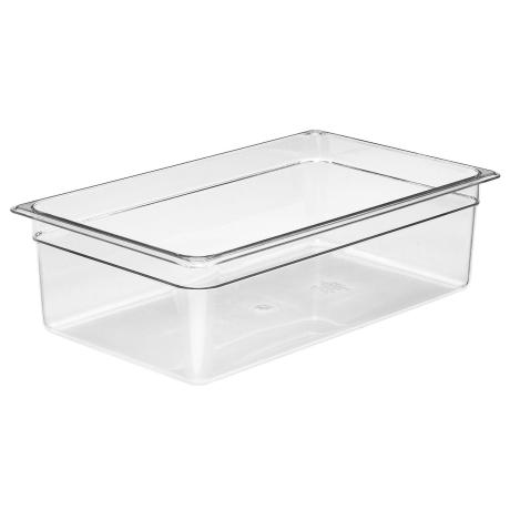 Nádoba Camwear GN 1/1 z polykarbonátu, Cambro, GN 1/1, 19,5L, Průhledná, 325x530x(H)150mm | 16CW135