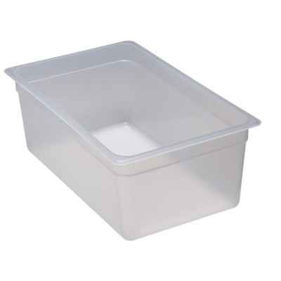 Nádoba GN 1/1 z průhledného polypropylenu, Cambro, GN 1/1, 25,6L, Průhledná, 325x530x(H)200mm | 18PP190
