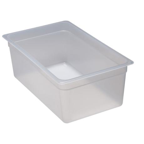 Nádoba GN 1/1 z průhledného polypropylenu, Cambro, GN 1/1, 25,6L, Průhledná, 325x530x(H)200mm | 18PP190