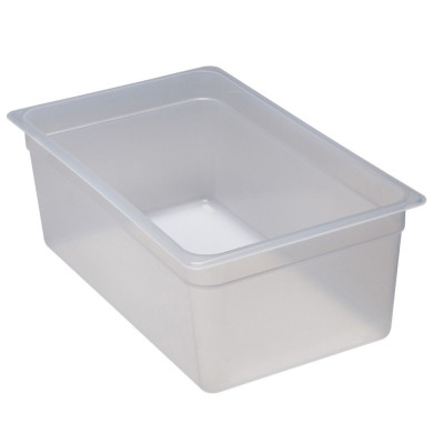 Nádoba GN 1/1 z průhledného polypropylenu, Cambro, GN 1/1, 25,6L, Průhledná, 325x530x(H)200mm | 18PP190