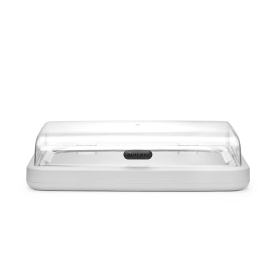 Chladící vitrína UNIQ, HENDI, designed by Robert Bronwasser, GN 1/1, Bílá, 593x389x(H)147mm, Obdélníkové | 871911