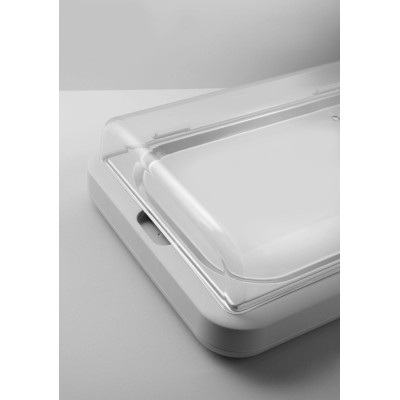 Chladící vitrína UNIQ, HENDI, designed by Robert Bronwasser, GN 1/1, Bílá, 593x389x(H)147mm, Obdélníkové | 871911