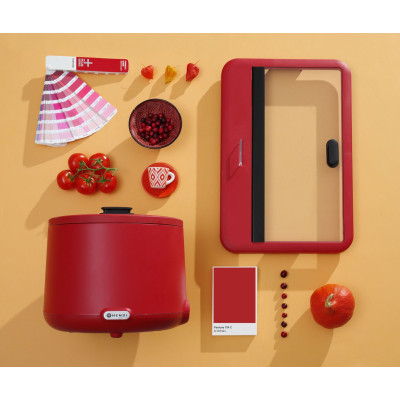 Konvice na polévku UNIQ, HENDI, designed by Robert Bronwasser, 8L, Červená, 220-240V/500W, 365x(H)325mm | 860571