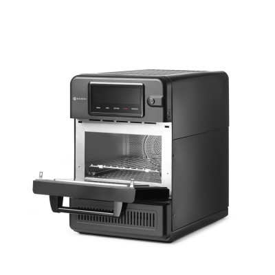 Vysokorychlostní pečící trouba CombiTurbo, HENDI, 18L, Černá, 230V/3000W, 402x735x(H)608mm | 281277