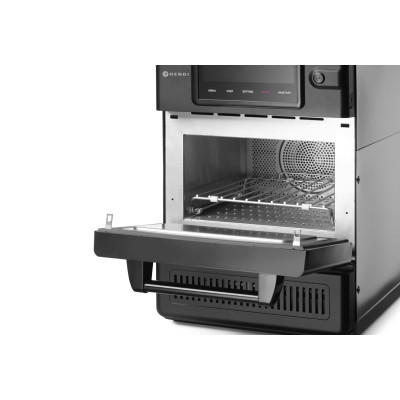Vysokorychlostní pečící trouba CombiTurbo, HENDI, 18L, Černá, 230V/3000W, 402x735x(H)608mm | 281277