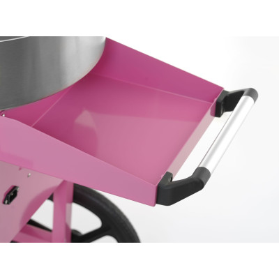 Stroj na cukrovou vatu, HENDI, Pastelově růžová, 220-240V/1130W, 948x520x(H)914mm | 282809