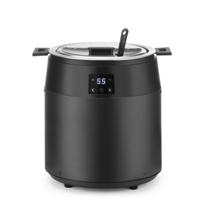 Kotlík na polévku bez vody, 10L, HENDI, 10L, Černá, 220-240V/450W, 330x(H)398mm | 860564