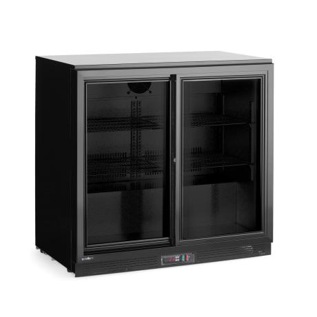 Barová chladnička s dvojitými posuvnými dveřmi, Arktic, 158L, Černá, 220-240V/160W, 900x520x(H)870mm | 236888