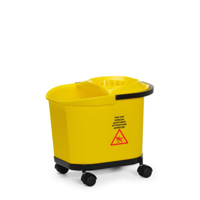 Kbelík na vytírání podlahy, HENDI, 16L, Žlutá, 405x296x(H)340mm | 873397
