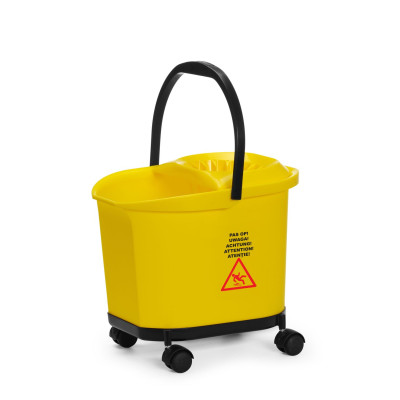 Kbelík na vytírání podlahy, HENDI, 16L, Žlutá, 405x296x(H)340mm | 873397