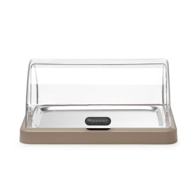 HENDI 871942 | Chladicí vitrína roll top Duo UNIQ Robert Bronwasser
