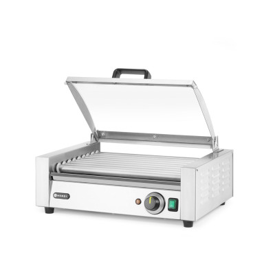 Gril na válečky, 1 zónový s energeticky úsporným krytem, HENDI, 230V/790W, 566x450x(H)259mm | 268643