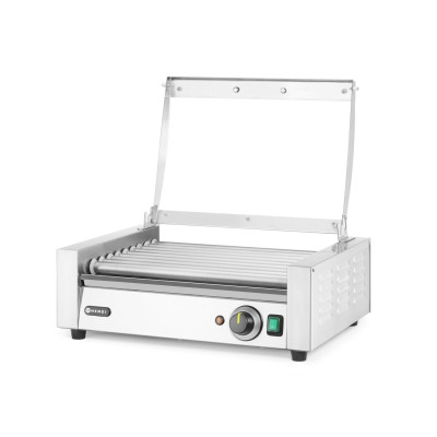 Gril na válečky, 1 zónový s energeticky úsporným krytem, HENDI, 230V/790W, 566x450x(H)259mm | 268643