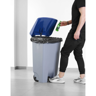 Víko na nádobu na odpadky, HENDI, Modrá, 505x415mm | 873502