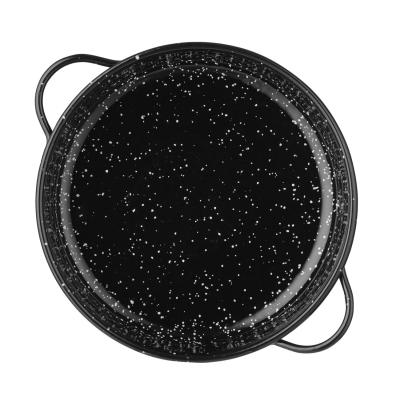 HENDI 622551 | Nádoba k dušení masa, smaltovaná, HENDI, Černá, ⌀200x(H)45mm, Kulatý