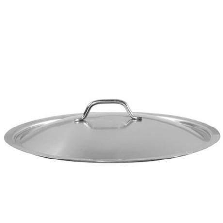 Leštěná poklice, nerezová ocel 18/10, s horním úchytem, HENDI, Profi Line, 400x(H)58mm | 830895