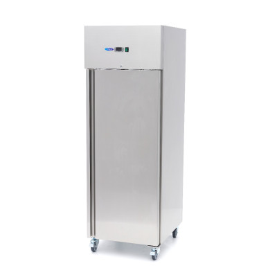 Maxima Mrazící skříň - 600 l - 3 nastavitelné police (2/1 GN) - nerezová ocel - na kolečkách |  09400007