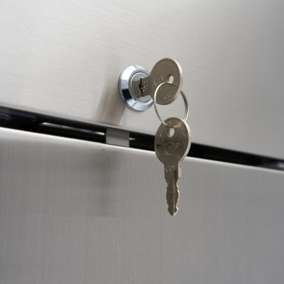 Maxima Mrazící skříň - 600 l - 3 nastavitelné police (2/1 GN) - nerezová ocel - na kolečkách |  09400007